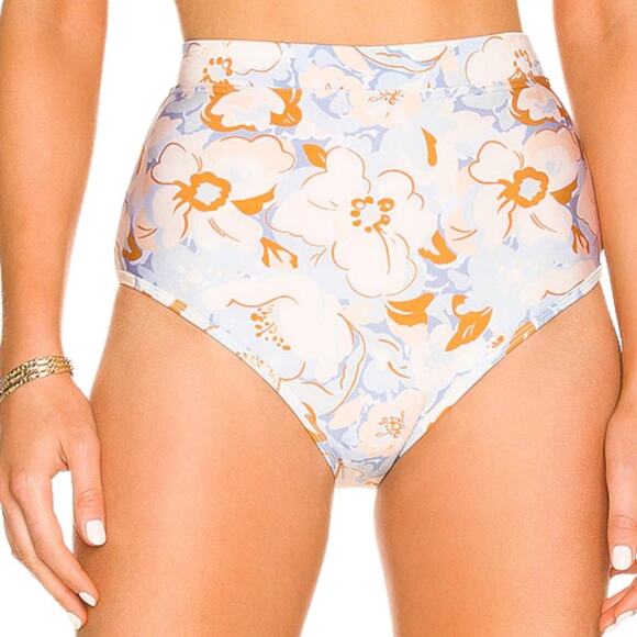 MINKPINK Lumi High Waisted Bikini Bottom in Multi NWT Size Medium